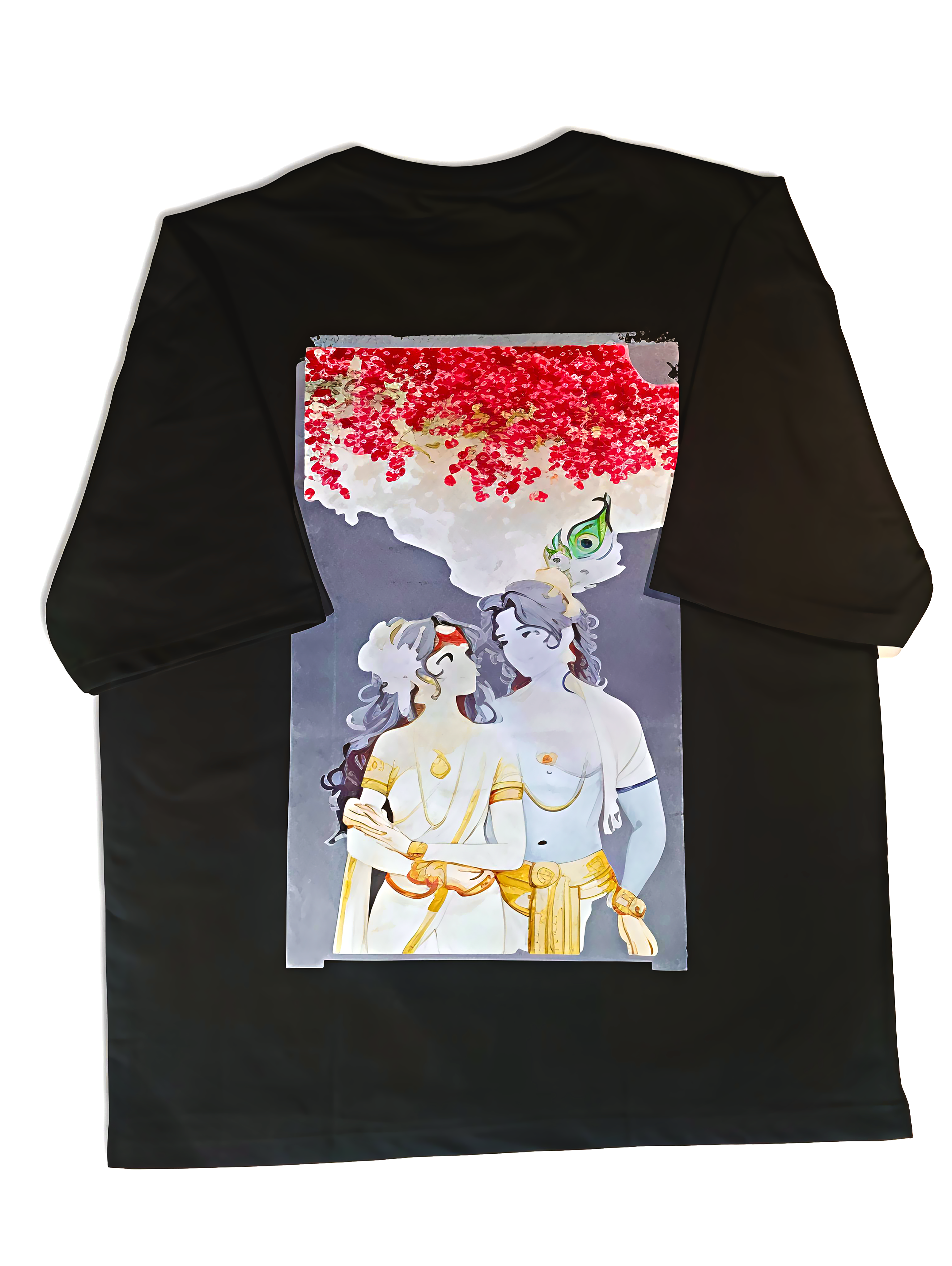 "RADHA KRISHNA " OVERSIZED T-SHIRT HEAVYWEIGHT