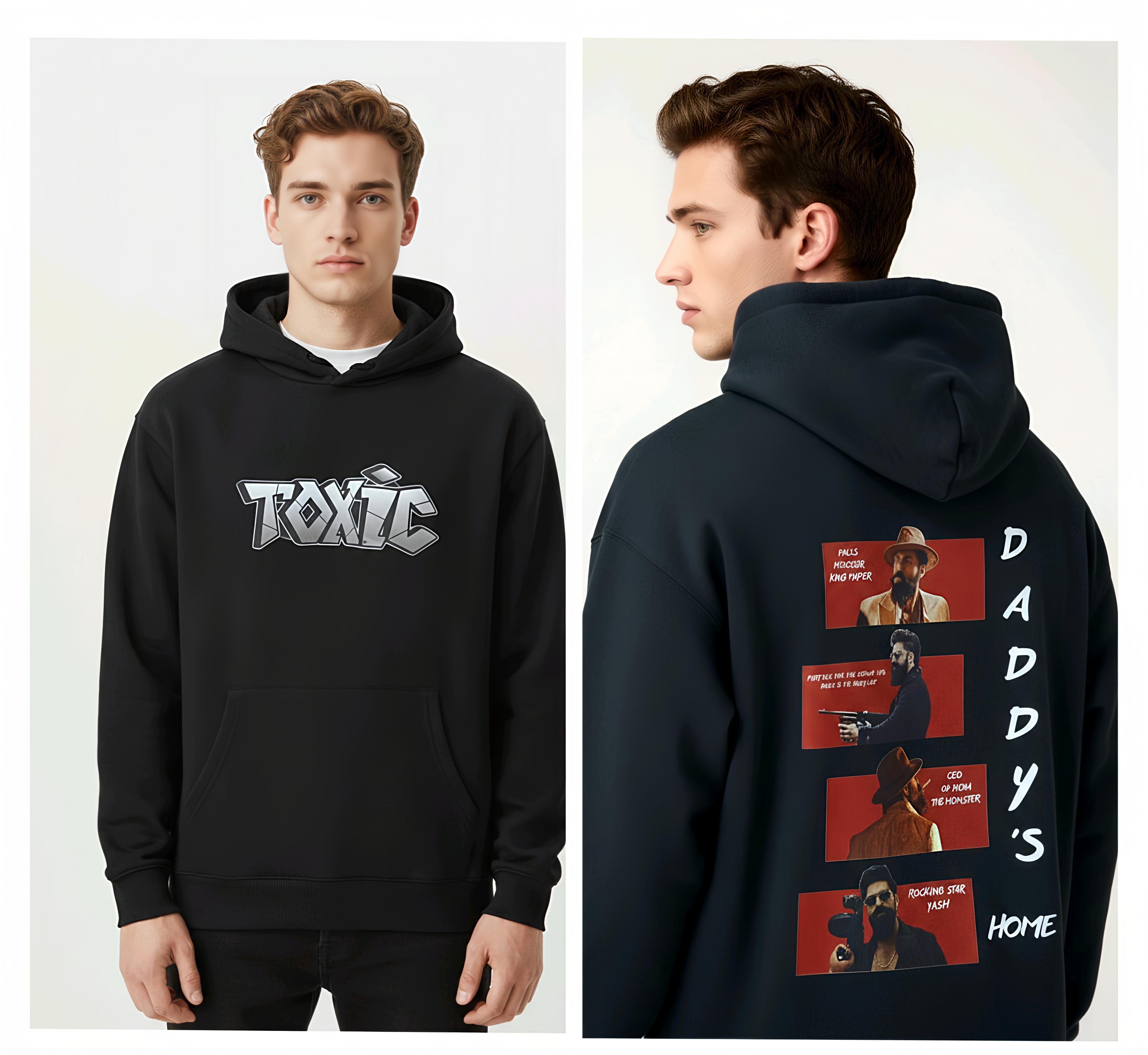 "TOXIC " BLACK PREMIUM HOODIE